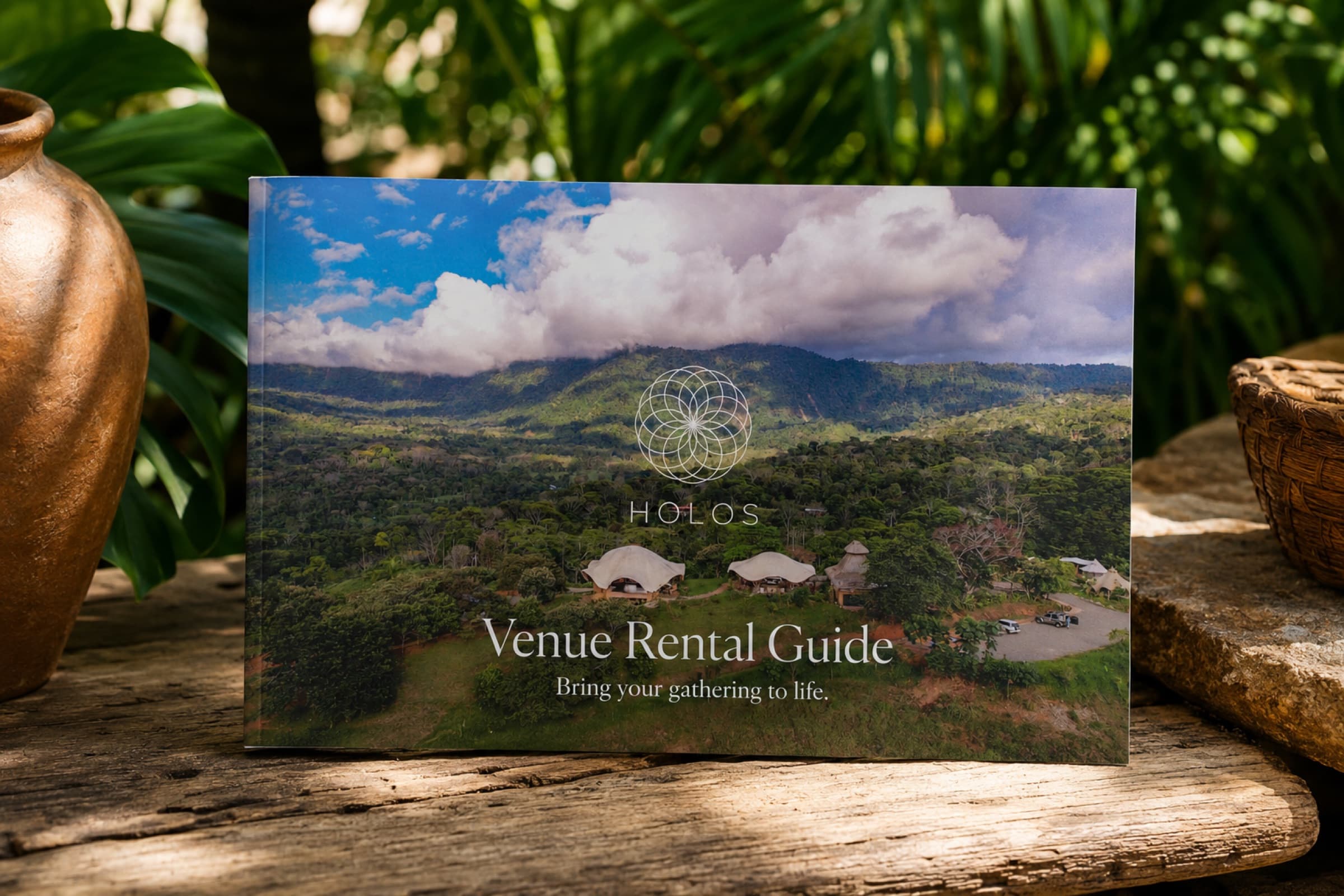 Cover of the Holos Venue Rental Guide