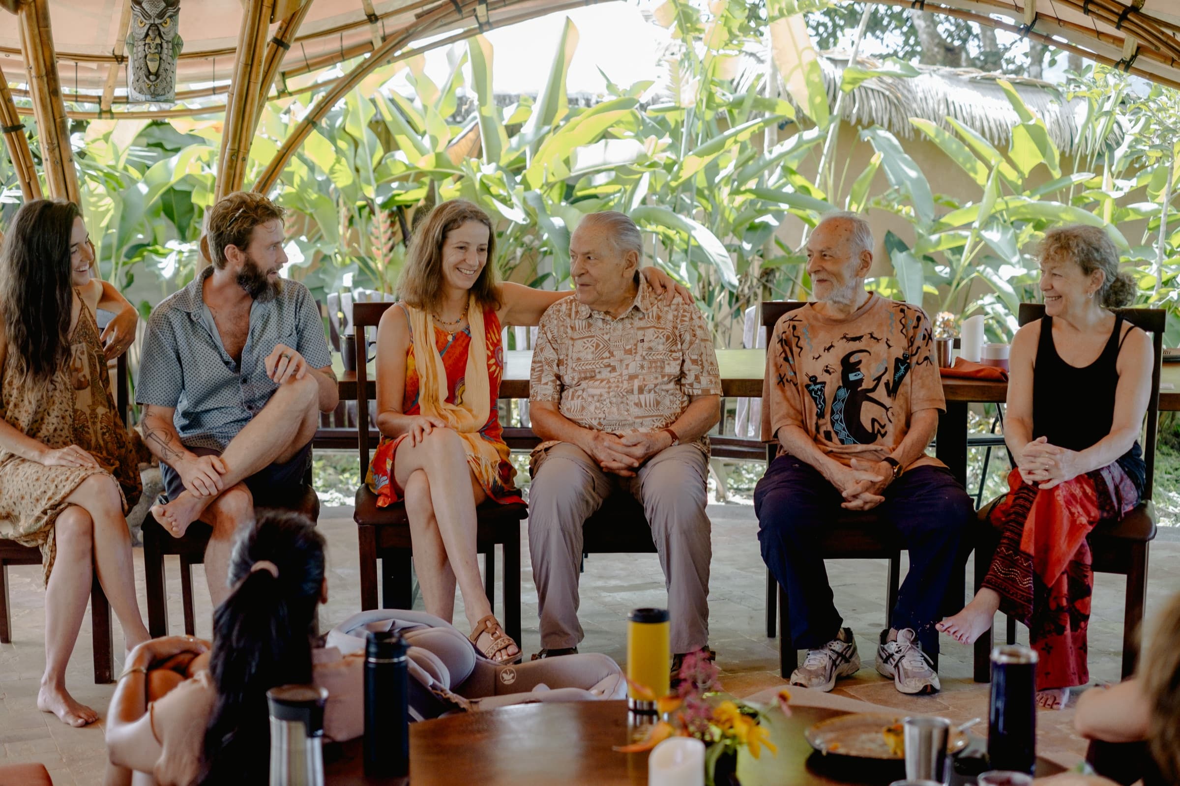 A ceremony circle at Holos